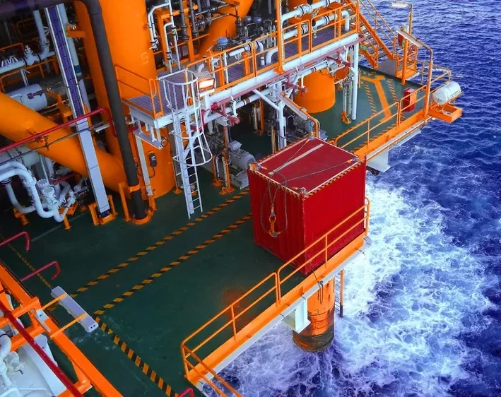 About Us 1 Container,On,Lay-down,Area,Awaiting,Transfer,To,Remote,Platform.